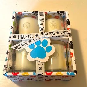 Cute Four Piece Candle Set! Company Sand Paws